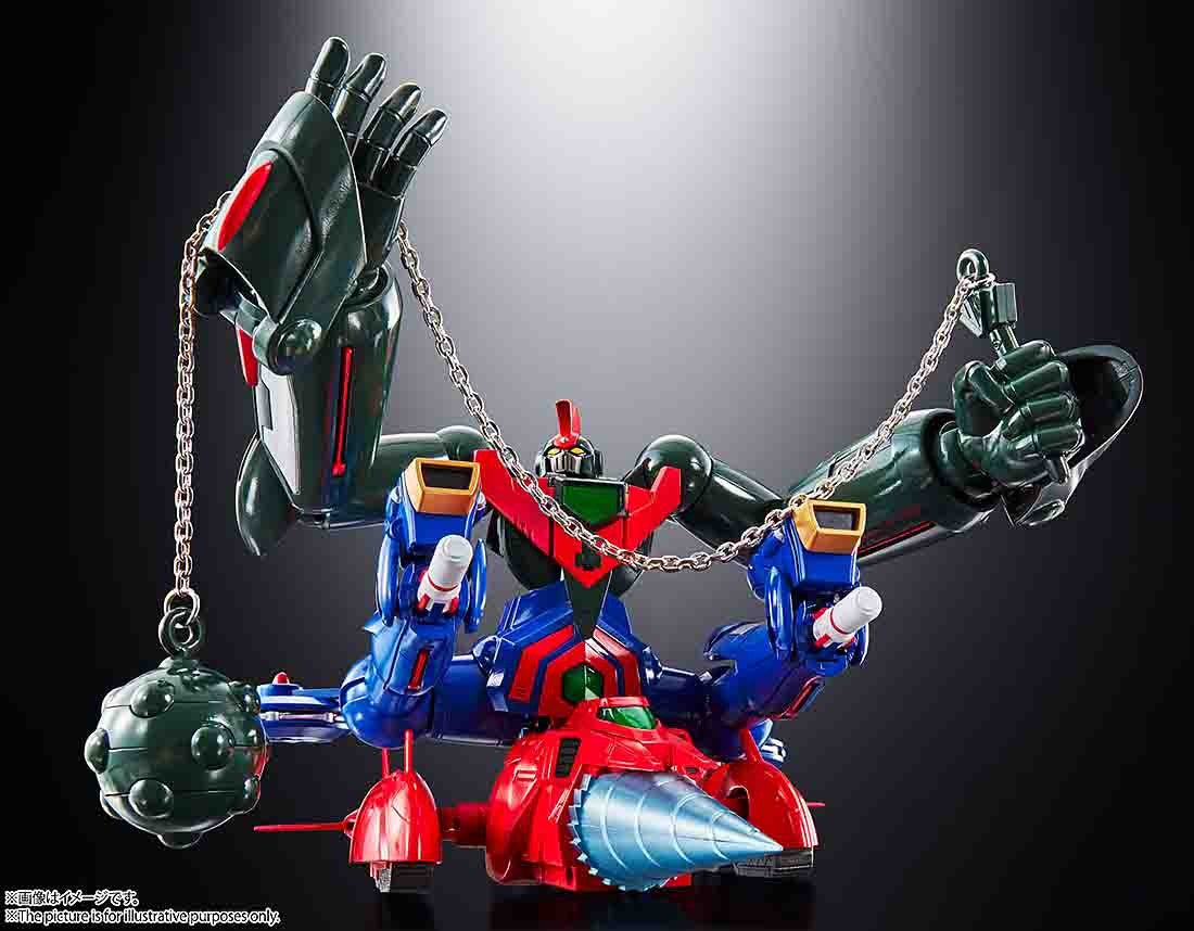 Bandai Soul of Chogokin Getter Robot Go GX-96 Getter Robot Go Figure (Blue)